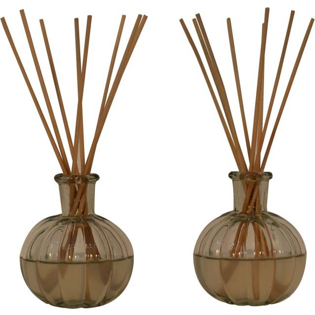 Artisan Amia Glass Bottle Diffuser Set (Lemon Grass & Summer Tides)