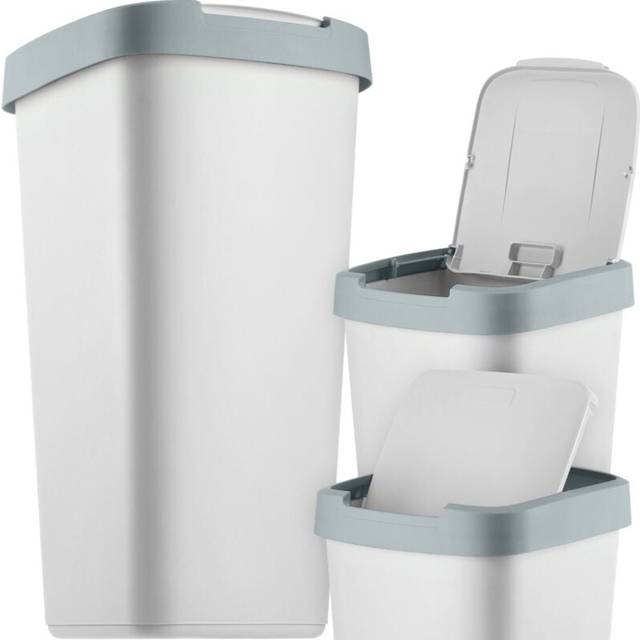 KADAX 25L Waste Bin Waste Sorting Container Garbage Can grå