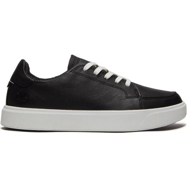 Timberland for woman. TB0A41JXW021 Emerson Street lace-up low top leather trainers black (40 W), Flat, Laces, Casual