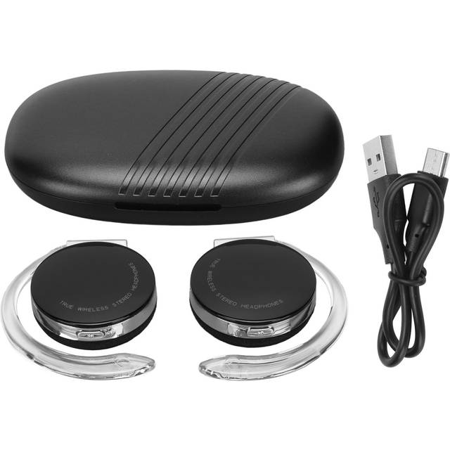 Bluetooth5.2 Earbuds Stereo IPX5 Waterproof Deep Bass 50H Playback Glowing Wireless Earphones with black