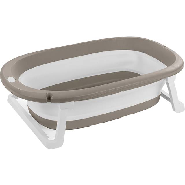 Dolu Stone Grey Folding Baby Bathtub - 20 x 46.5 x 75cm