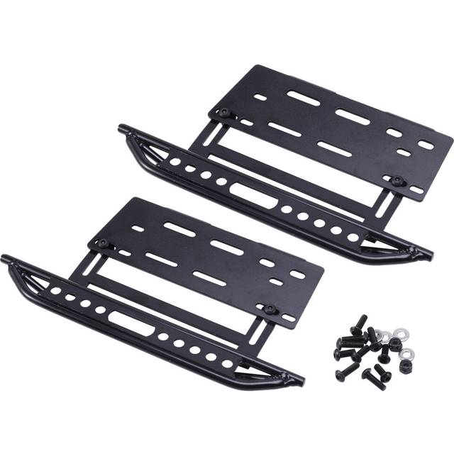 Metal Side Step Side Pedal Foot-Plate Sliders for 1/10 RC Crawler Axial SCX10 SCX10 II 90046 Jeep Wrangler Shell