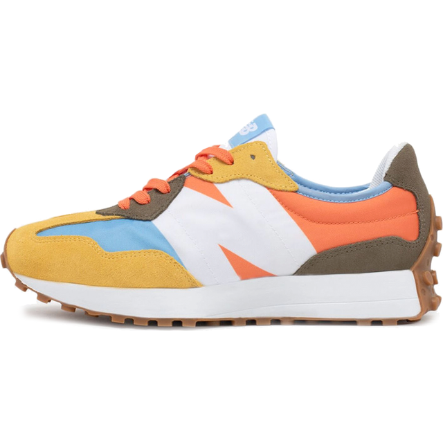New Balance 327 'Wheat Field Red Clay' MS327PWB - Yellow/Blue/Orange - 13