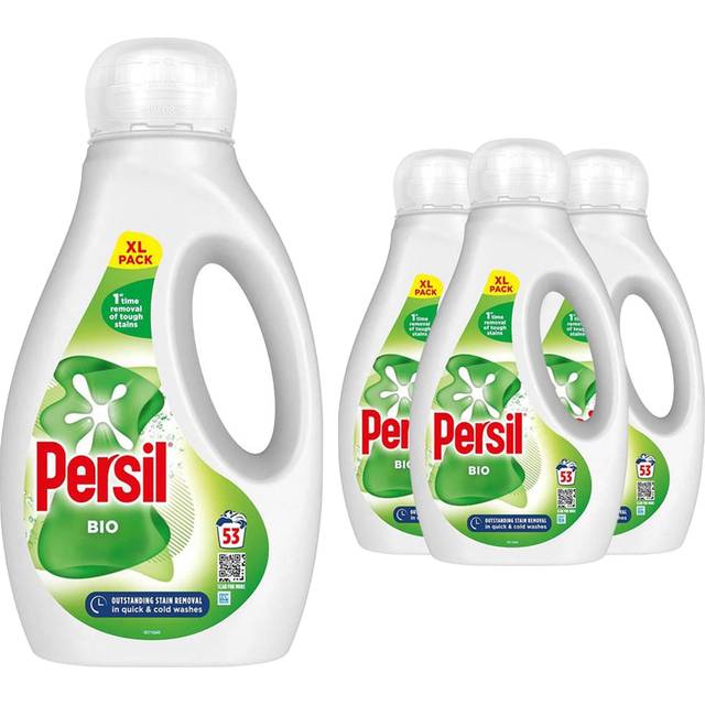Persil Persil Bio Laundry Washing Liquid Detergent 53 Washes 1.431L 4 Pack - n/a
