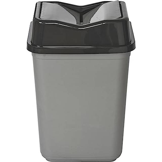 (30L Black/Grey) 5/10/20/30/50L Plastic Bin with Butterfly Lid Kitchen
