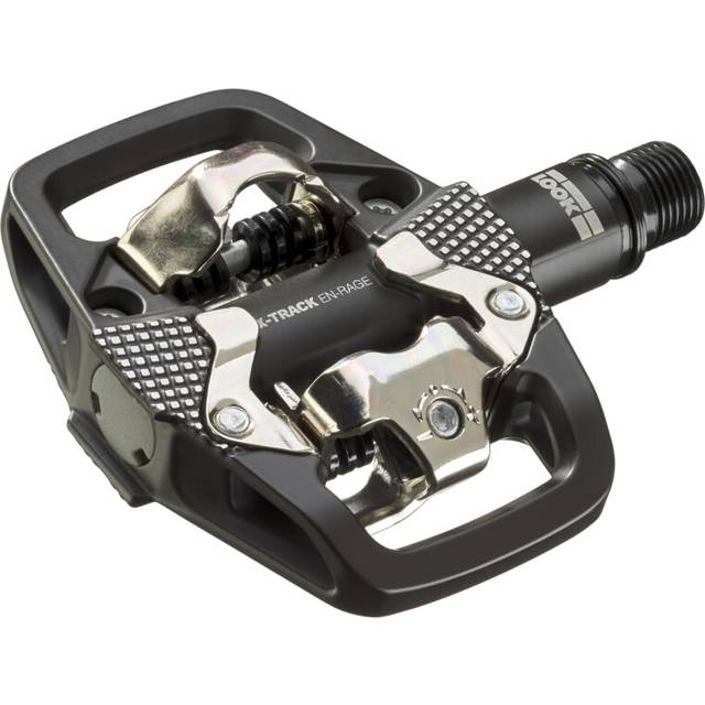 LOOK Cycle - X-TRACK En-Rage MTB Pedals - Standard SPD Mechanism Compatible - Forged Aluminum Body - Large Contact Surfaces - Strong and Light Bike