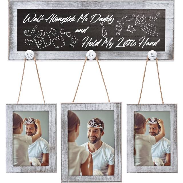 Picture Frames Collage for Wall Farmhouse 4X6 5x7 Blackboard White