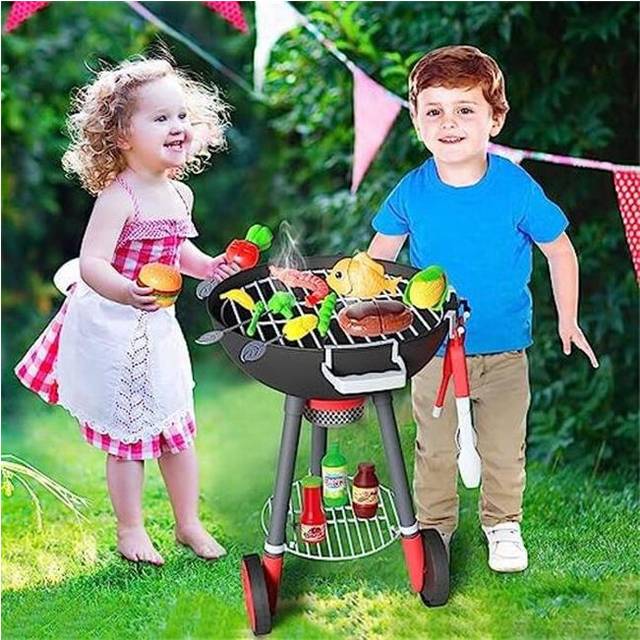 UNO1RC NM55953 Toy BBQ Grill Kitchen Toy Set