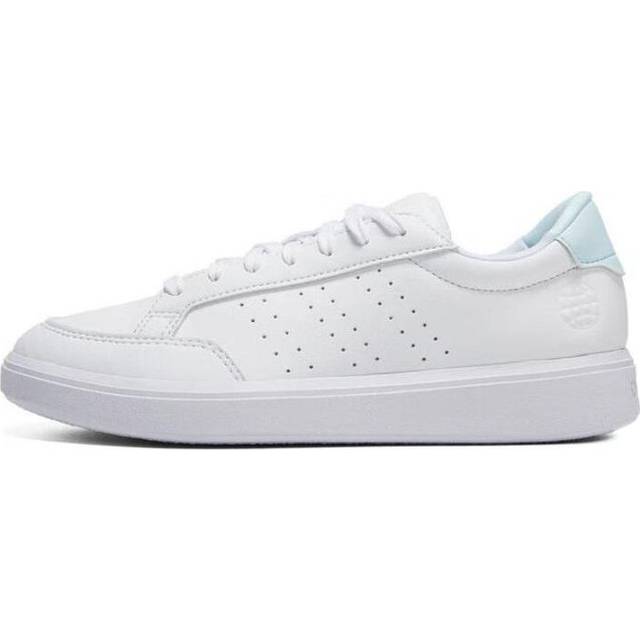 (WMNS) adidas Nova Court Lifestyle Vegan Shoes 'White Almost Blue' GX1760 - Cloud White/Cloud White/Almost Blue - 5