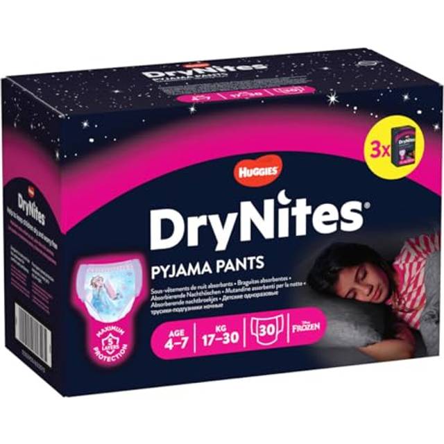 Huggies DryNites 4-7yrs Disney Fairies Pyjama PantsÂ- 30 Pants