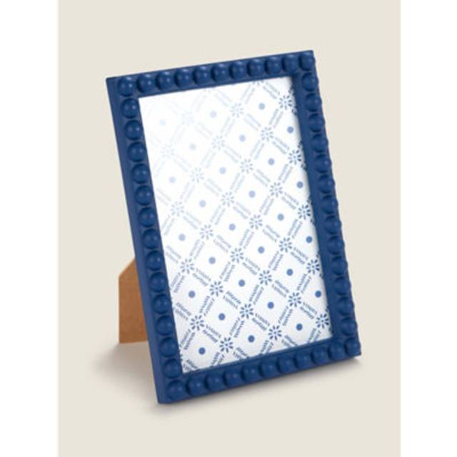 George Home Navy Injection Beaded Frame 6 x 4 Inch