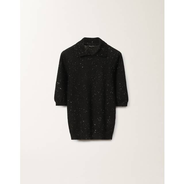 Fabiana Filippi Mohair Sweater, Black - Woman Knitwear Black It 48