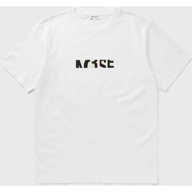 Norse Projects Johannes Zoom Print T Shirt White