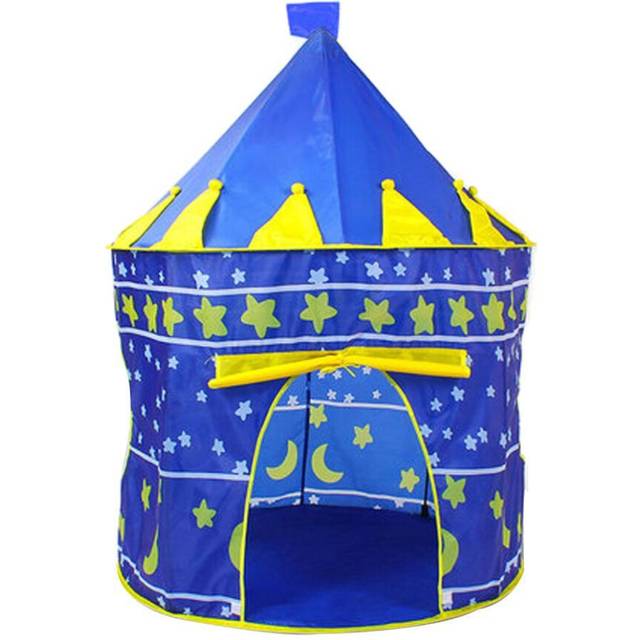 (Blue) Kids Play Tent Girls Toy Princess Castle Play Tent Kids Playhouse Indoor/Outdoor
