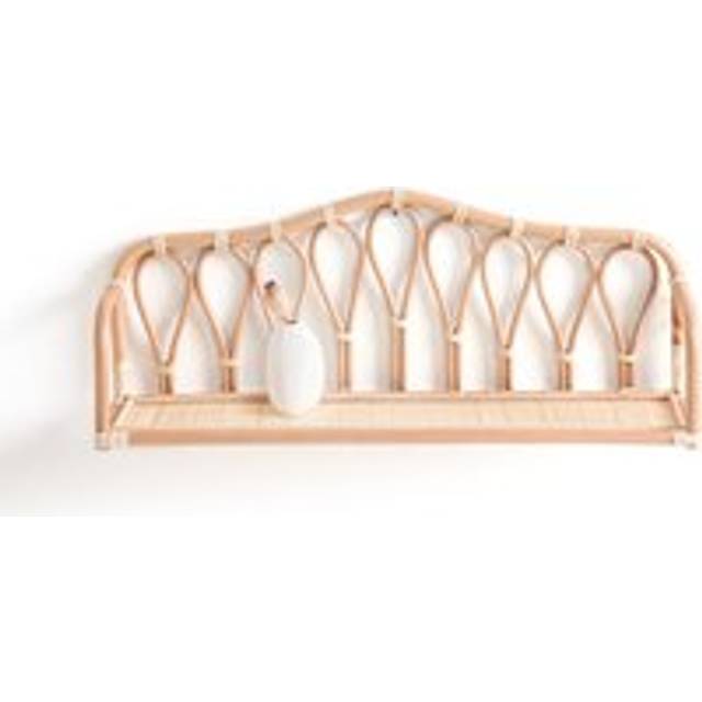 Malu Rattan 60cm Wall Shelf - Natural - ONE SIZE