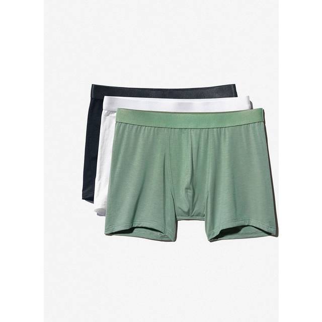 CDLP  - 3 × Boxer Brief - Black + White + Sage