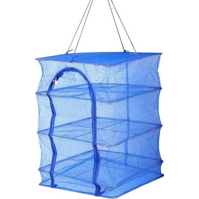 1Pcs Foldable 4 Layers Drying Rack for Vegetable Fish Dishes Mesh Hanging Net ,Natural Way to Dry Food
