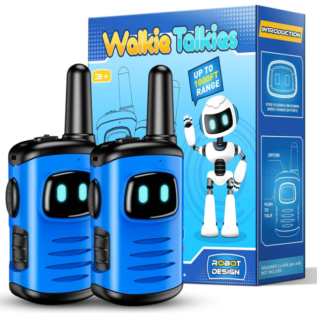 Walkie talkie kids, toys for 3-8 year old boy gift for 5 6 7 8 year olds boys to