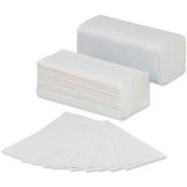 5 Star Facilities Hand Towel V-Fold 1-Ply Recycled 250x210mm 200 Towels Per Sleeve (Pack of 16)