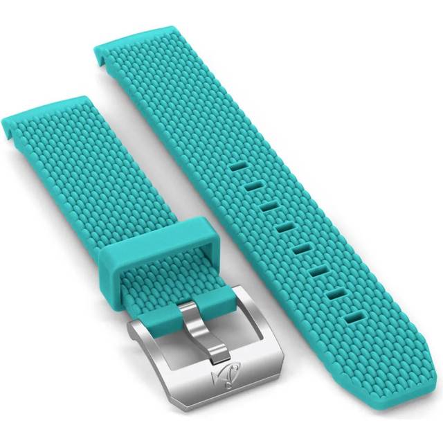 Doxa Strap SUB 200 C-GRAPH Rubber Turquoise With Buckle