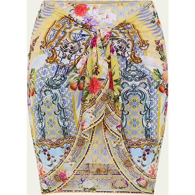 Flor Fantastica Layered Short Sarong Coverup - FLOR FANTASTICA - Large / X-Large
