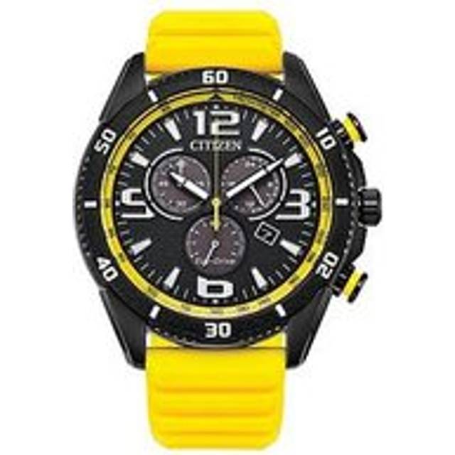 Citizen Gents Eco-Drive Sport Chronograph, Yellow, Men