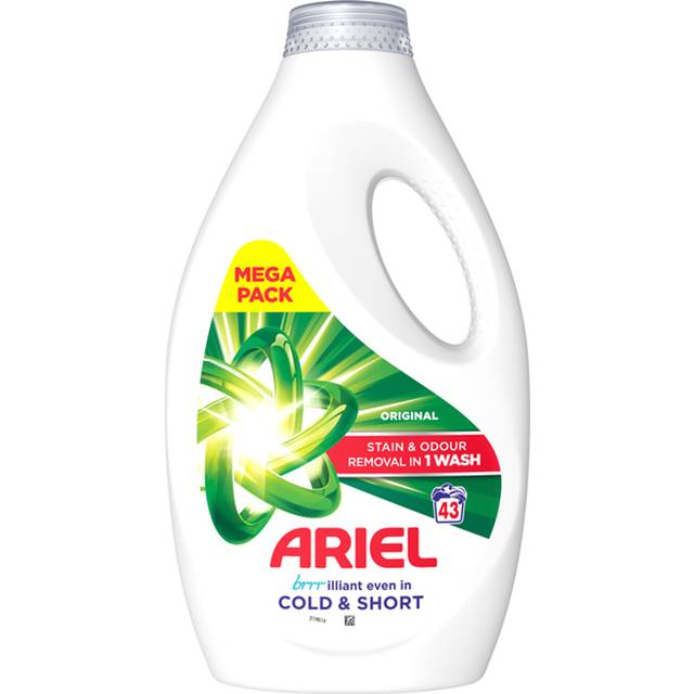 Ariel Brilliant Original Liquid Laundry Detergent White 42