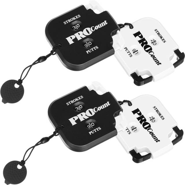 4 Pack Portable Golfs Score Counters Golfing Score Keepers Durable Material Small Size Great Accessory for Golfers