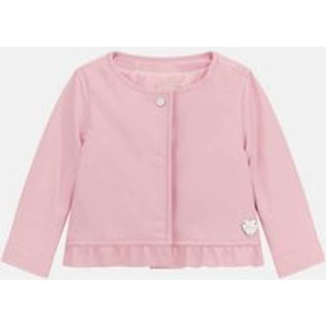 Guess Kids Faux Leather Jacket - Pink - 3/6M