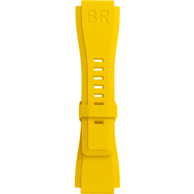 Bell & Ross Strap BR01/BR03 Rubber Yellow XS