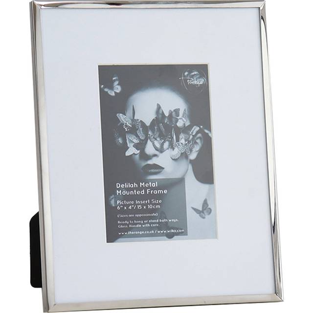 Delilah Metal Mounted Frame - Silver / 6 x 4in