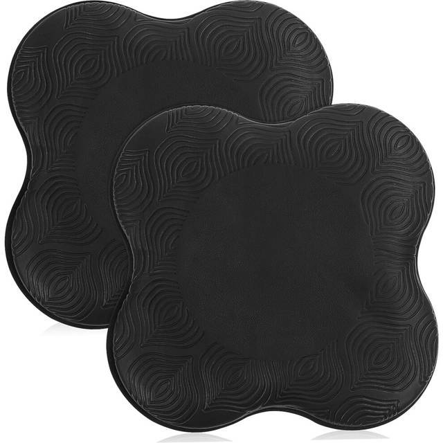 2 Pack Yoga Kneeling Pads EVA Mat for Knees Elbows Non Slip Yoga Pad for Men Women Comfortable Exercise Yoga Sitting Pad