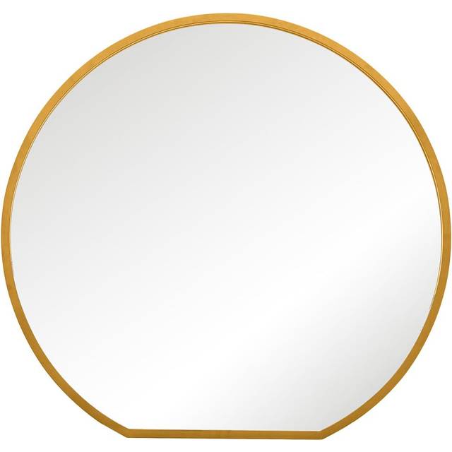 MirrorOutlet The Circulus Gold Framed Circular Wall Mirror 105 x 100cm