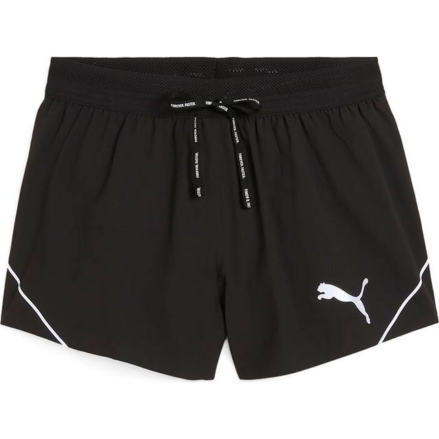 Puma Raceday Ultraweave 3in Split Short Running Shorts Women - Black, Size 14 - black