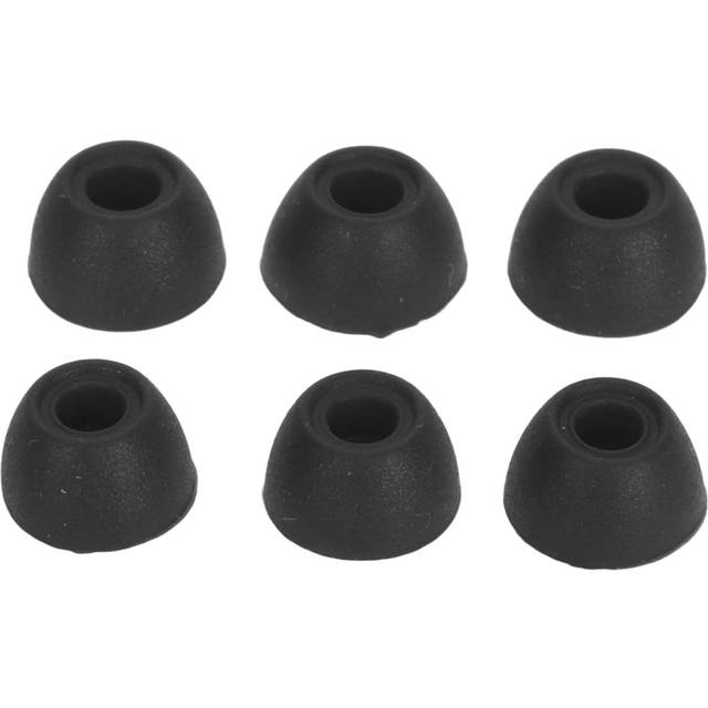 3 Pairs Ear Tips Soft Silicone S M L Size Replacement Earbuds Cover for Galaxy Buds 2 SM R177 Black svart