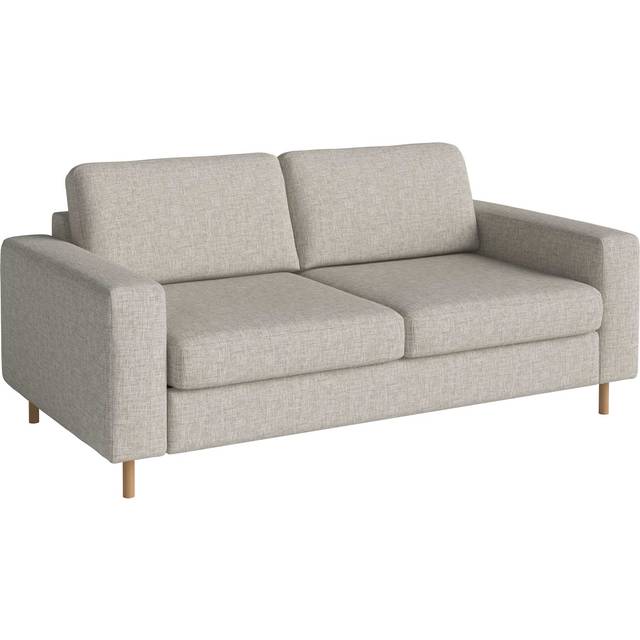 Bolia - Scandinavia 2 Seater Sofa - sand/Nantes (100% Polyester)/BxHxT 176x80x92cm/Füße Eiche geölt 13cm (80.0 x 176.0 x 92.0cm)