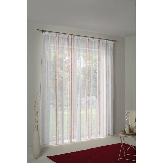 Chloe Sheer Single Curtain Panel - Cooking Rack (300cm Width x 175cm Drop)