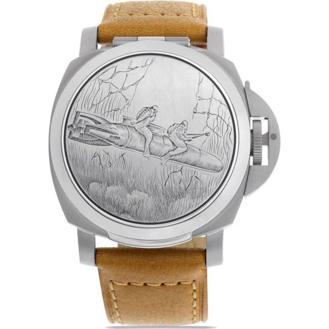 Panerai Black Titanium Luminor Automatic Men's Wristwatch 47 mm