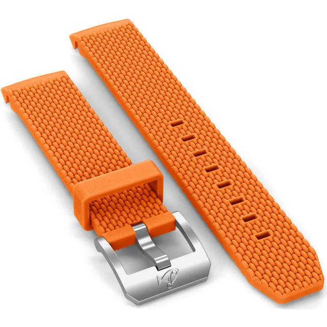 Doxa Strap SUB 200 C-GRAPH Rubber Orange With Buckle