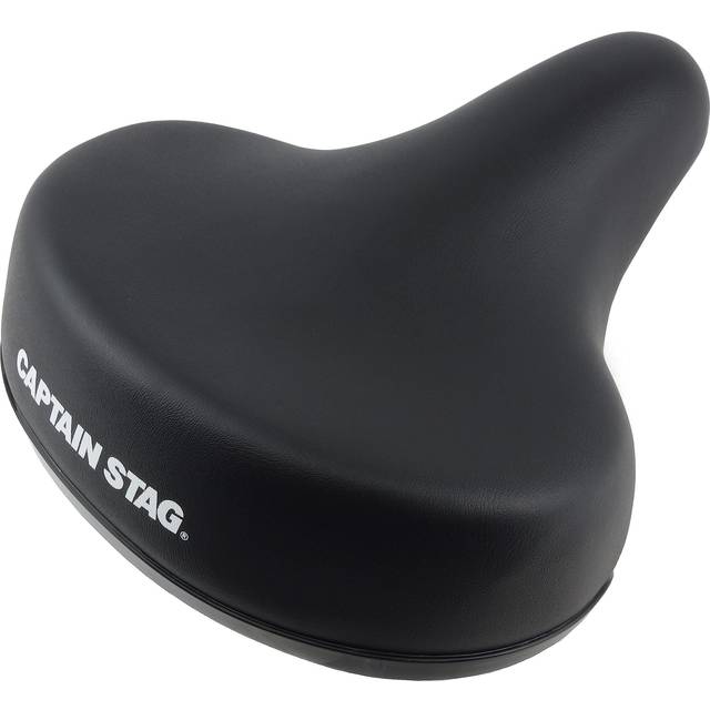 Captain Stag Bicycle Soft Extra (CAPTAIN STAG) Saddle, Saddle, Large, Black, Y-7879