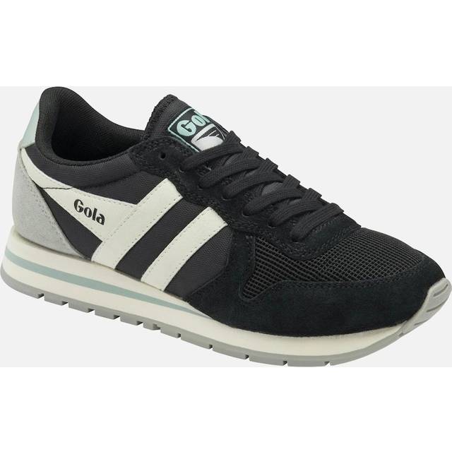 (7) Gola Daytona Womens Classic Trainers in Black Off White