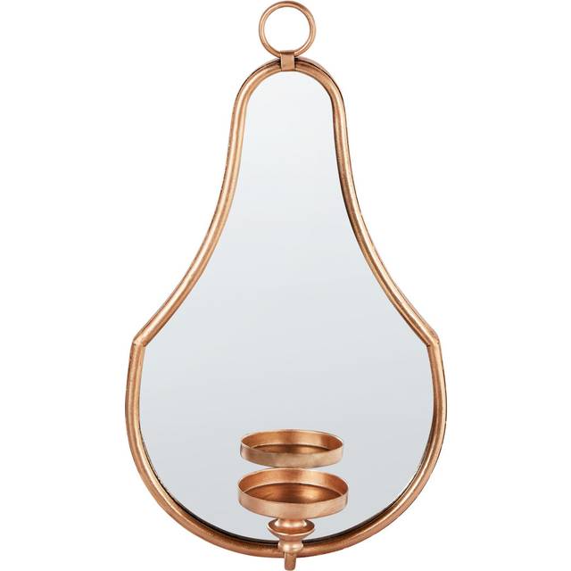 BAZARNES Metal Wall Wall Sconce - Gold (45cm H X 24cm W X 10cm D)