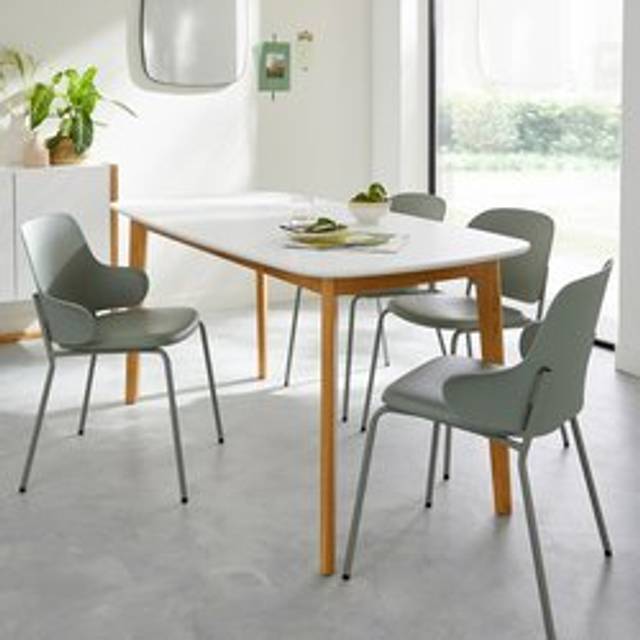 Jimi Dining Table (Seats 6) - White - 6 People