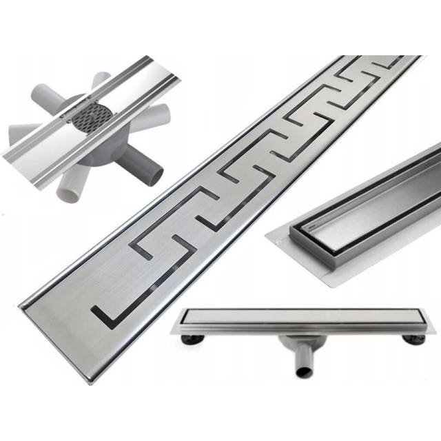 Camas Waste Shower Drain - Chrome (60cm H x 64cm W x 5.2cm D)