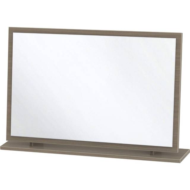 Fully Assembled Grety Dresser Mirror - Toronto Walnut (49cm H X 74.5cm W X 14cm D)