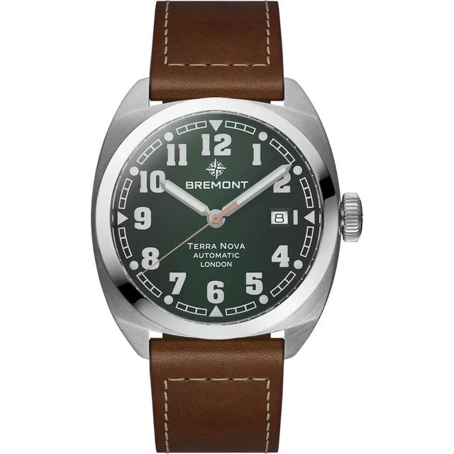 Bremont Terra Nova 40.5 Date Green Leather Watch