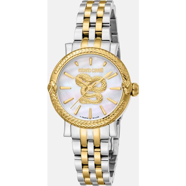 Roberto Cavalli Roberto Cavalli By Franck Muller Snake Watch - Female Watches Silver/gold