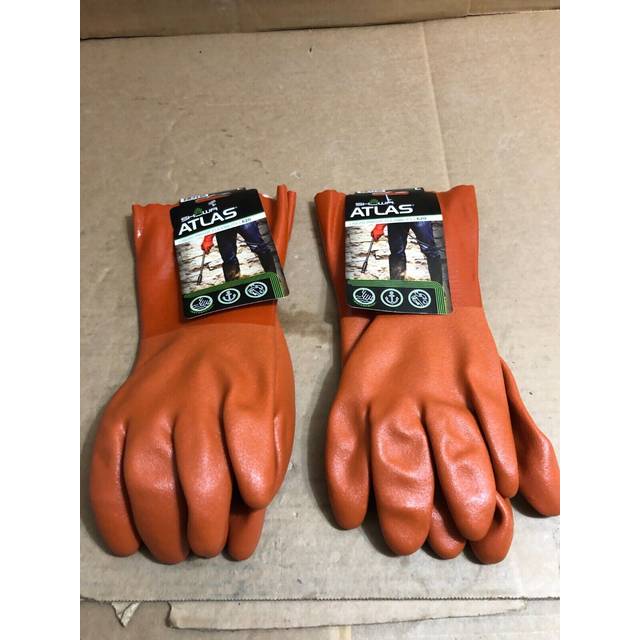 Glove Pvc 12In W/Knit Liner XL