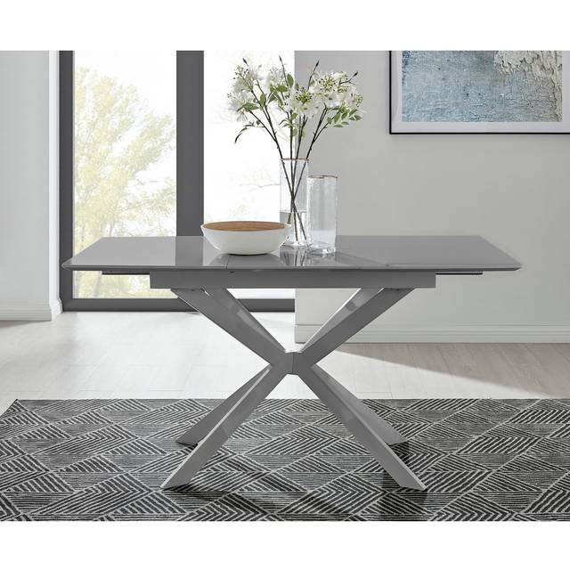 Drop Leaf Dining Set - Mustard (6)