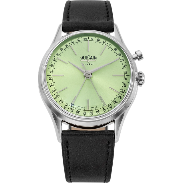 Vulcain Cricket President 36mm Pistachio Green